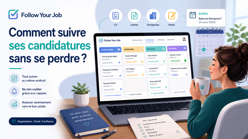 Comment suivre ses candidatures sans se perdre ?
